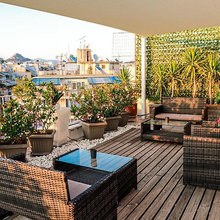 雅典Renovated Studio With Roof Garden Access, 15 M Walk To Acropolis公寓 外观 照片